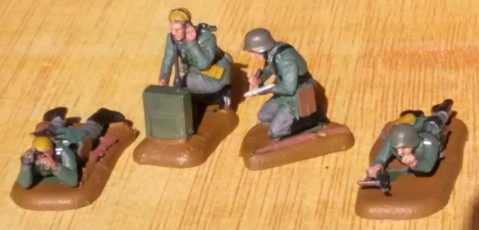 Spot]1:72 l_lee Model Resin II German Scouting Corps 4 Soldiers Set