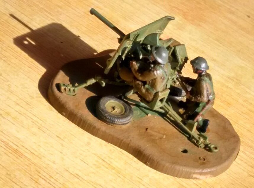 Spot] 1:72 l_lee model resin World War II British 2-pound gun unit 1 2-pound gun 2 artillery