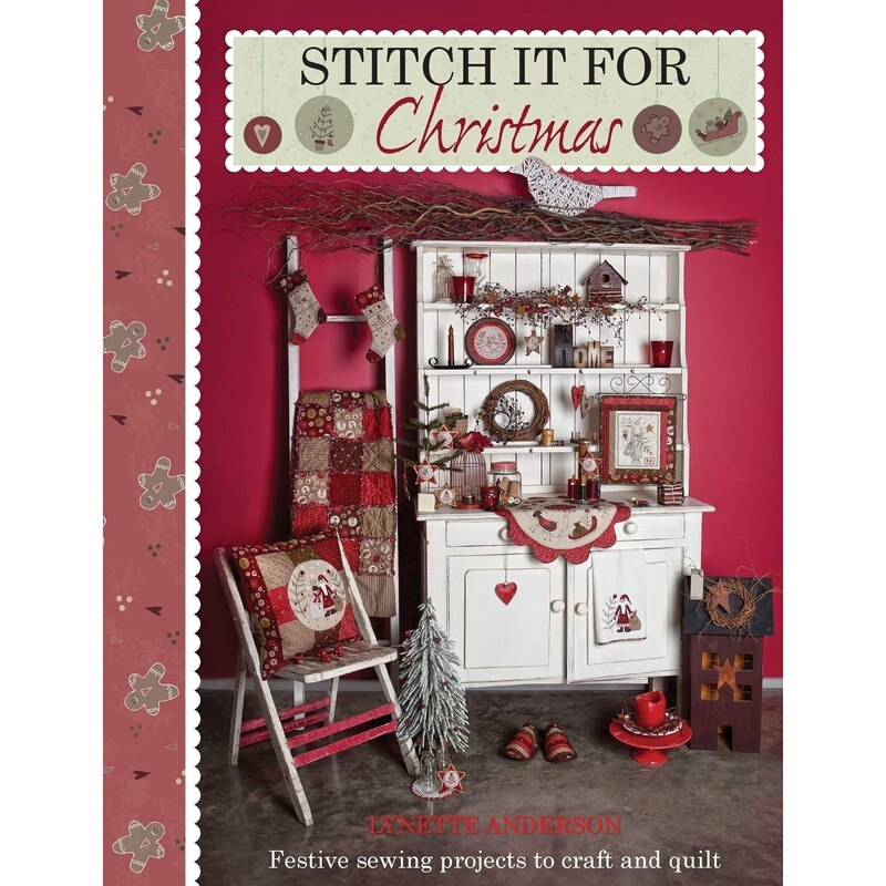 English Original Paperback Version Stitch It for Christmas: a Tutorial on Christmas Patchwork and Appliqué Sewing Projects, a Guide to Making Holiday Home Decor Gifts, Imported Books