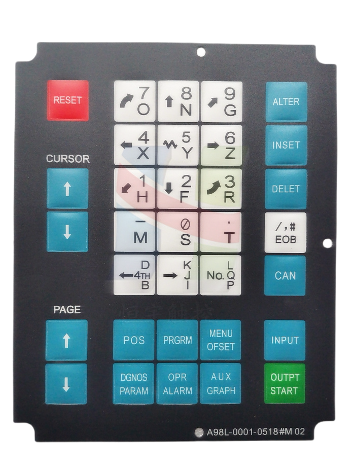 Brand new FANUC Fanuc A98L-0001-0518#T Foil A98L-0001-0518#M 02 Key Membrane