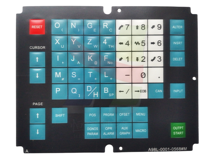 Brand new FANUC Fanuc A98L-0001-0568#T panel paste A98L-0001-0568#M key film