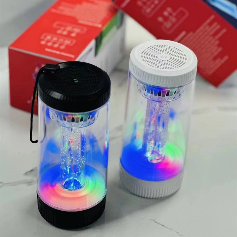 Transparent and Colorful Outdoor Portable Wireless Bluetooth Speaker with Heavy Bass, Portable Bluetooth Speaker, Gift Speaker Transparent and Colorful Outdoor Portable Wireless Bluetooth Speaker with Heavy Bass, Portable Bluetooth Speaker, Gift Speaker
