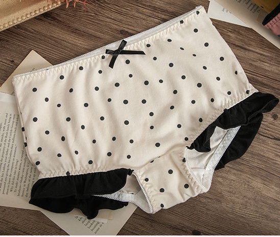 Pure Cotton Money ~ Agaric Side Comfort Anti-bacterial Pure Cotton Middle Pocket Hip Four Corner Pants Underwear Lady Safety Pants Shorts Big Size