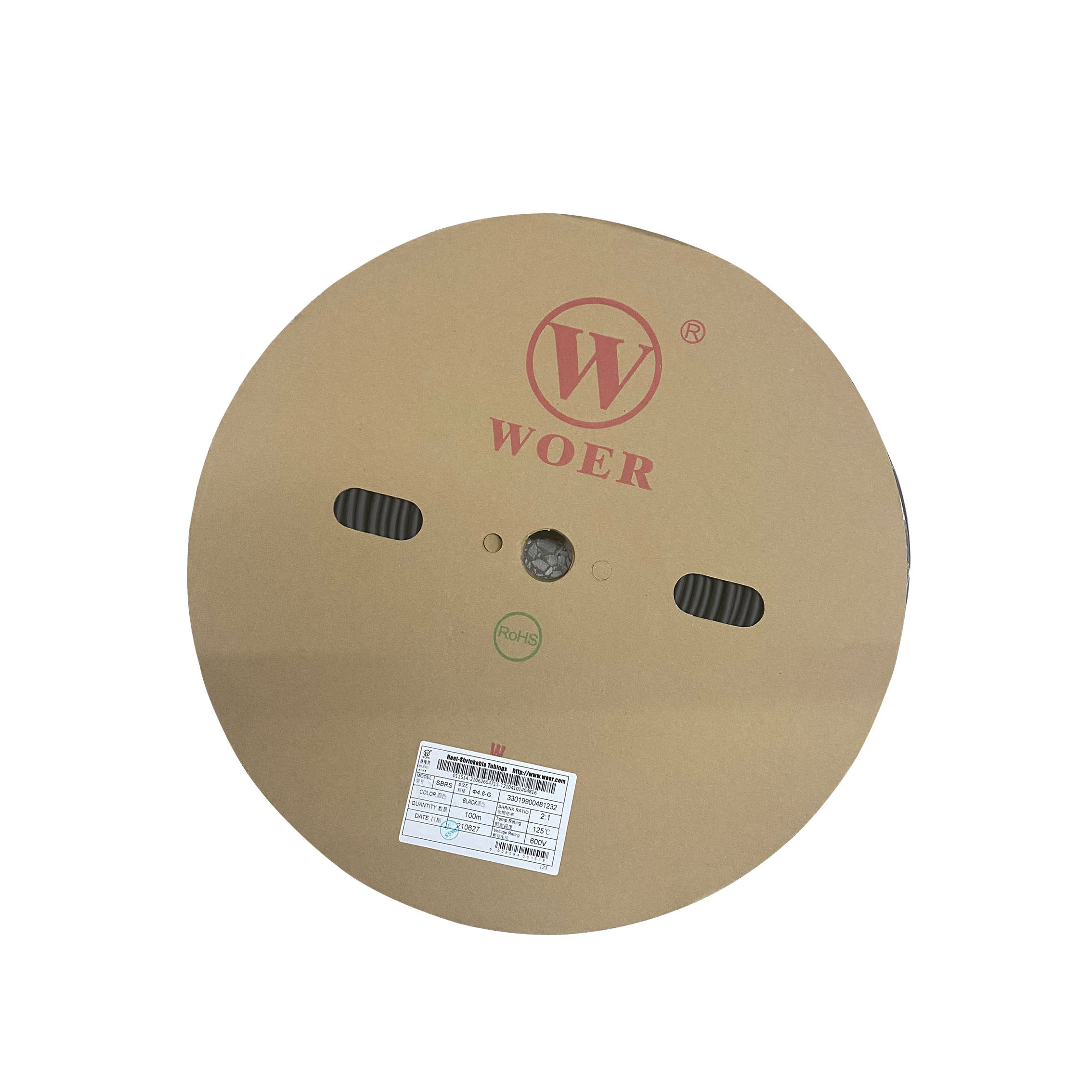 High - retardant V0 - grade automobile wire harness heat shrinkage casing new energy vehicle orange thermal shrinkage tube thicked series black