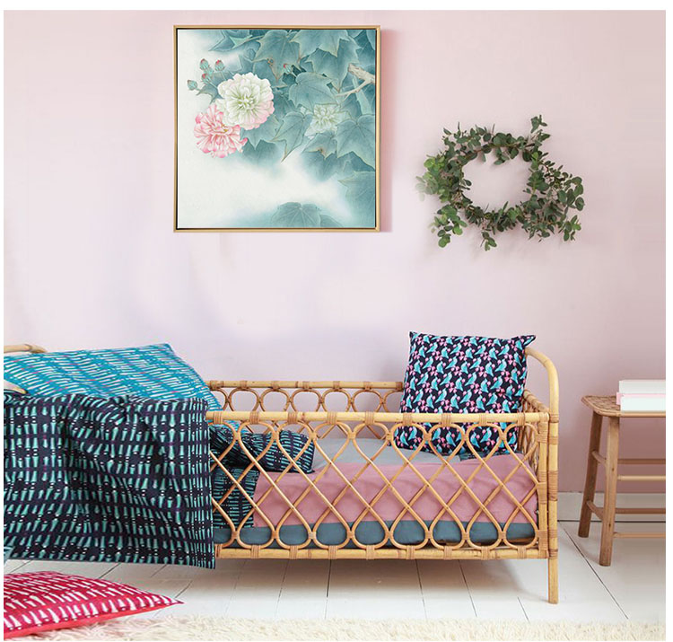 Su thêu thêu kit DIY người mới bắt đầu vẽ tranh trang trí hoa nhút nhát tranh 30 * 30CM tranh thêu mẹ quan âm