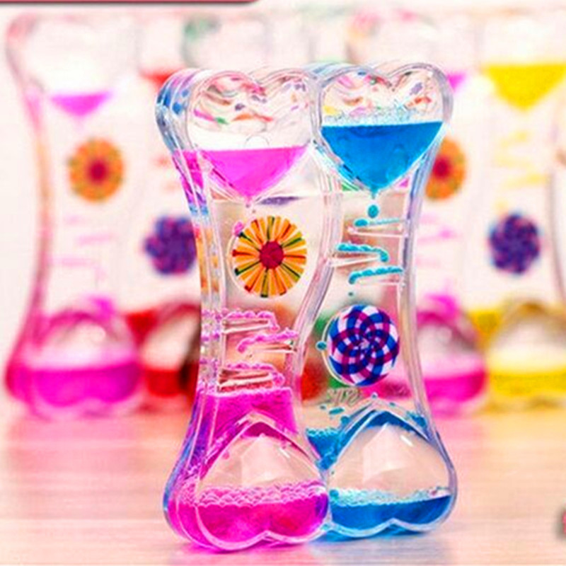 New Oil Drain Crystal Oil Drop Acrylic Pendulum Piece Handicraft Liquid Sand Leaking Gift Child Shake Water Drop Color