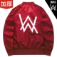 Show Luo Allen Walker DJ Winter Alan Walker Sweater Tide Faded với áo khoác bóng chày cardigan áo bomber nam