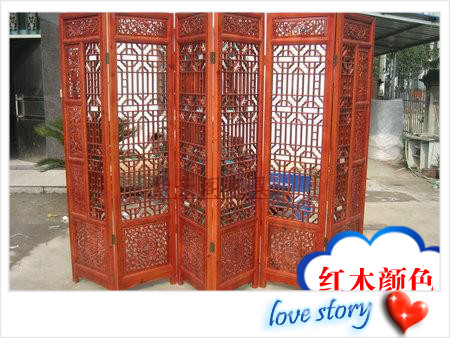 Ming và Qing cửa sổ cổ hiên phân vùng đồ nội thất tùy chỉnh bán buôn boutique khắc gỗ màn hình duy nhất 6 màn hình đặc biệt