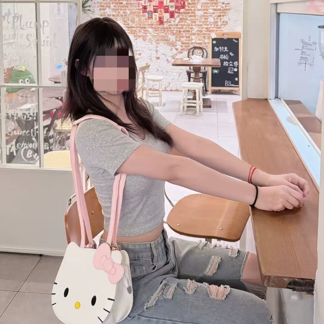 Hello Kitty, рюкзак, милый вместительный сумка на одно плечо