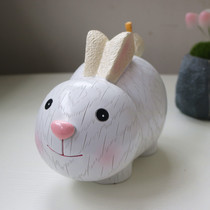 Large cartoon creative 12 zodiac coin saving piggy bank Chicken Rabbit Pig Cow sheep dog horse Tiger resin ornaments