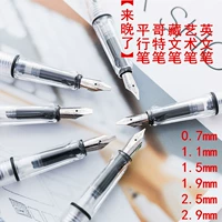 Приходите поздно, Yongsheng Parallel Pen Duckbill Pen Тибетская ручка прозрачная демонстрация стальная ручка готическая ручка.