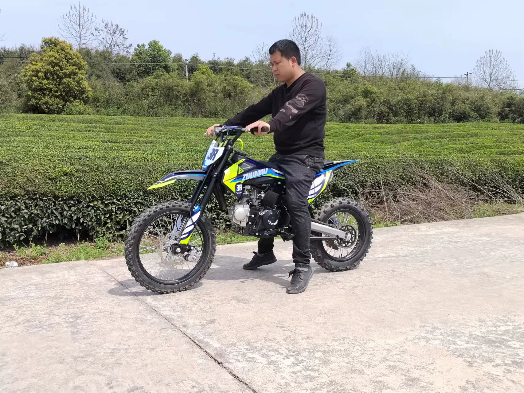 Внедорожное средство Zuma 125CC, детский трюковый транспорт K5K3RS3A1, взрослые, противоскользящая износостойкая горная мотоцикл