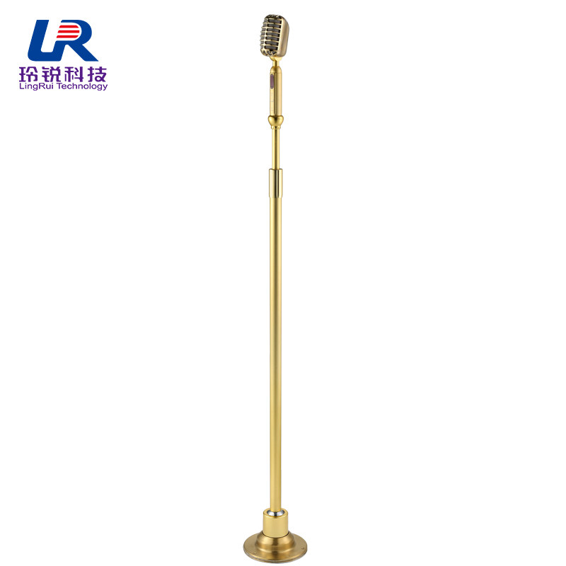LR Lingrui Technology HM-1202 wired induction shake microphone KTV volume bar wired swing microphone