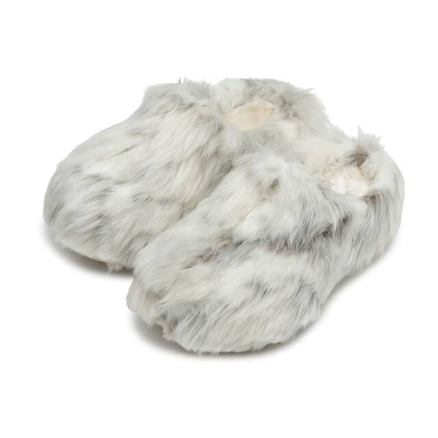Domestic In-Stock Nache Long-Haired Eco-Friendly Faux Fur Closed-Toe Slippers