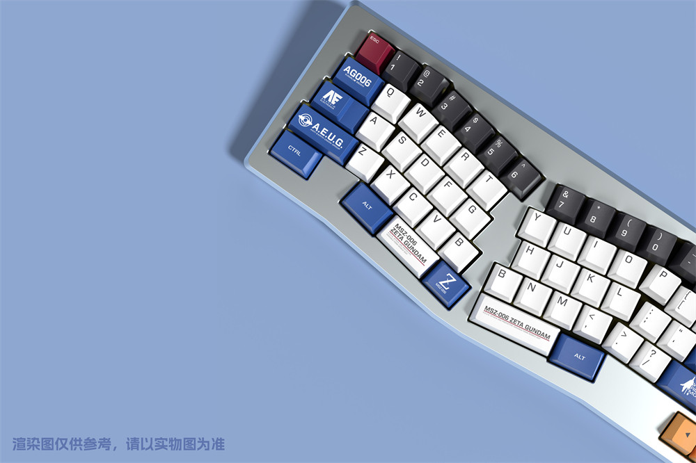 Zeta Gundam-メカニカルキーキャップ,PBT,昇華,オリジナルのゲーミング