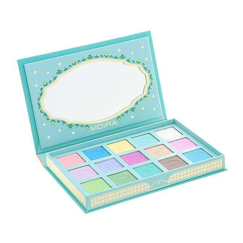 [Связанные прямые волосы] Мира сладкие десертные десертные серии макарон 15 цветных тени для век, чтобы играть в макияж