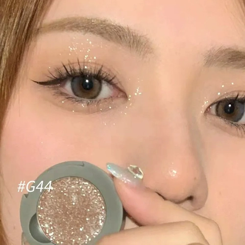 Judydoll Orange Monochrome Eye Shadow G44 блестящее пороховое пюре для картофеля Славные блестки Три -колор G33 Земля Цветовая система M30