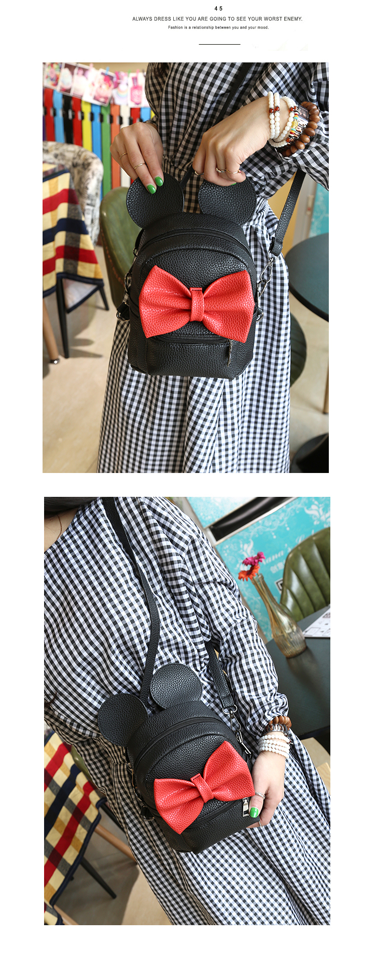 Korea PUbackpack(black)NHSK0207-black