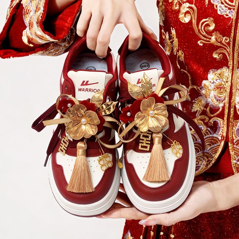 Hui Li New Unisex Wedding Shoes 2026 New Versatile Xiuhe Red Wedding Shoes Non-Slip Wear-Resistant Casual Shoes