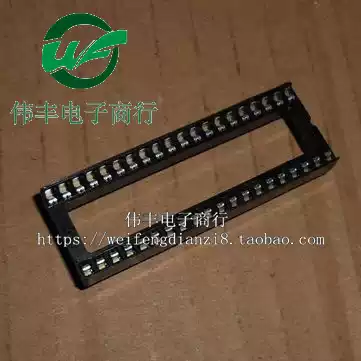 DIP40 IC chip direct plug adapter base wide body IC straight plug 2 54MMIC seat