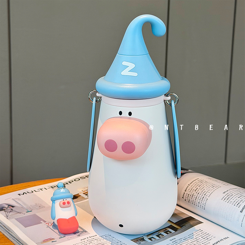 Ntbear Yoyan Cup Is a Cute and Stylish Salt-Eating Fish with Big Nostrils, a Pig-Shaped Cup, a Children's Insulated Cup, and a Water Cup