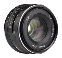 Meike MK-50mm-F 2 0 large aperture fixed focus micro single lens adaptation Sony Olympus Panasonic Fuji
