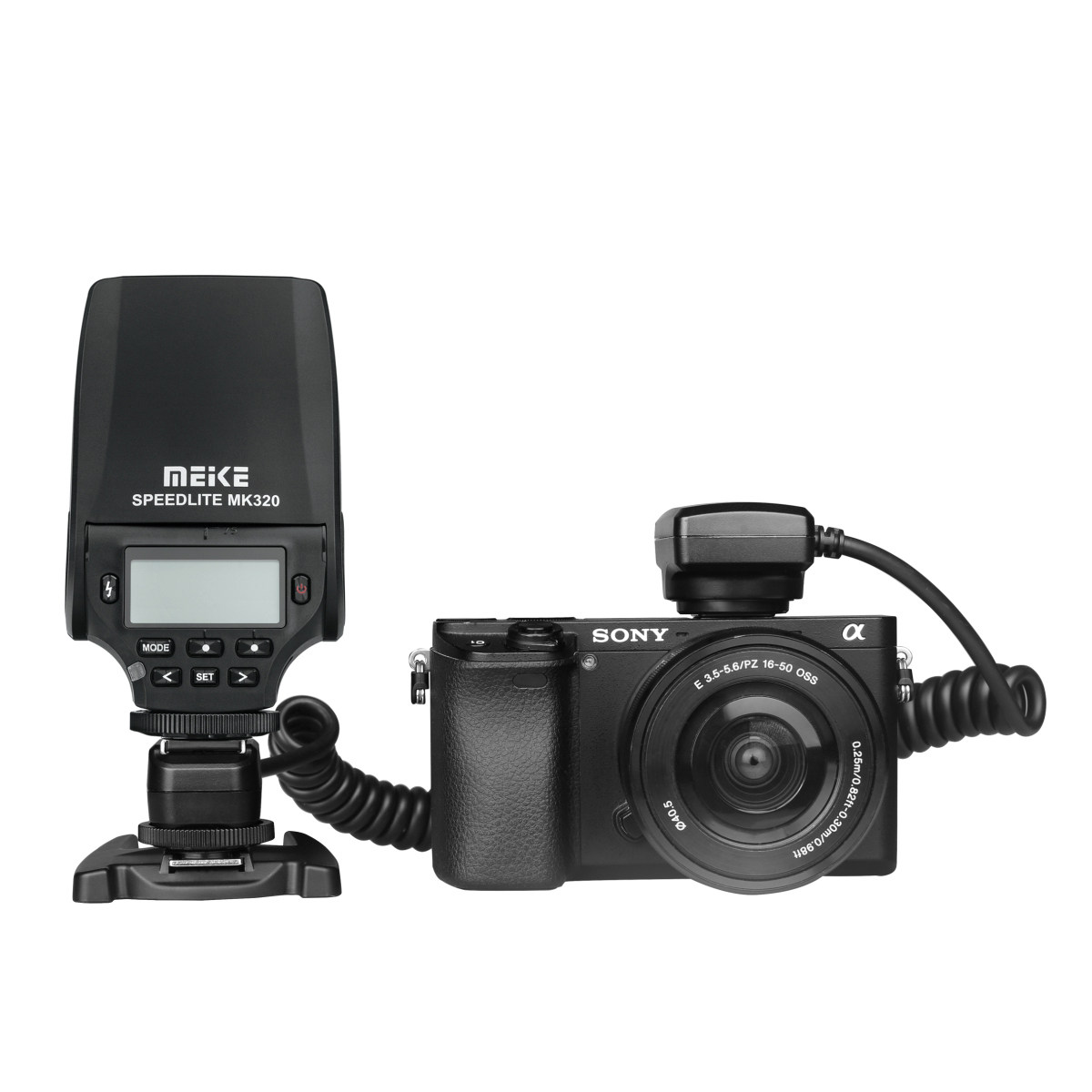 Meike MK-FA02 Sony micro monocular camera camera TTL hot shoe cable off flash cable A7 A9