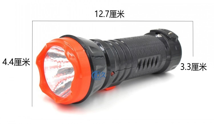 Led chói đèn pin sạc ngoài trời nhà hai bánh đèn pin mờ ánh sáng nhỏ gọn thuận tiện công cụ chiếu sáng đèn siêu sáng