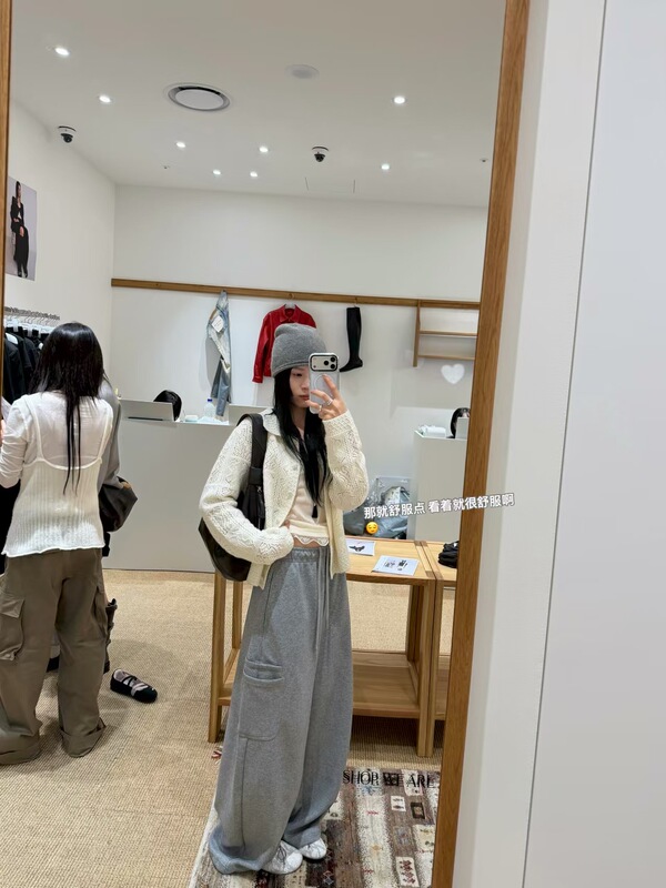 Korean Dongdaemun Style 26 Autumn/Winter Elastic Waist Stylish Versatile Workwear Slimming Drawstring Casual Pants Sweatpants Korean Dongdaemun Style 26 Autumn/Winter Elastic Waist Stylish Versatile Workwear Slimming Drawstring Casual Pants Sweatpants