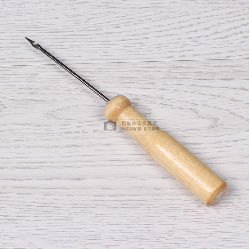 Financial Special Binding Cone Sub-Cone Hook Thread Cone Son Wooden Handle Cone Sub accounting binding needle tower line special hook cone-Taobao