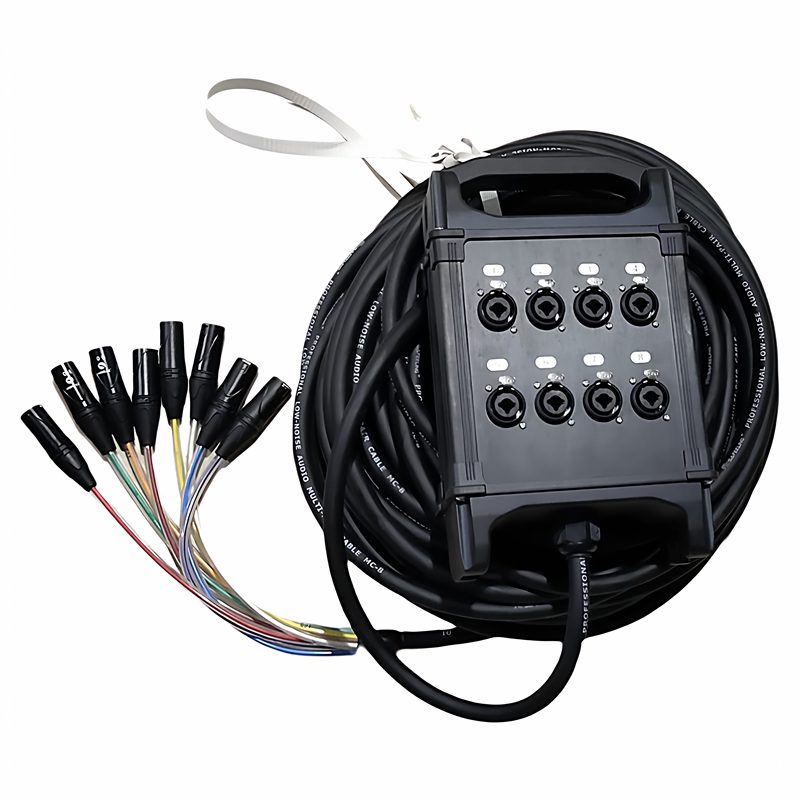 6.35 Mobile Performance Audio 8-Way Signal Cable Connection Stage Box 8-Channel Dual-Use Connector 6.5 Xlr Connector