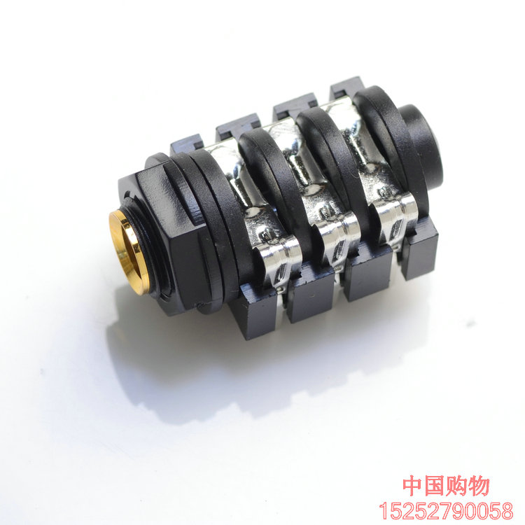 Total Copper Reed Microphone Socket 6 35 Seats 6 5 Seats 6 5 Mother Seat Stereo Microphone Socket