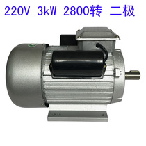 220V single-phase motor 3kw all-copper core YL100L-2 horizontal two-phase high-speed national standard 3 kw 2800 rpm