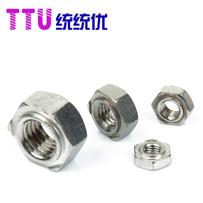304 304 stainless steel welding nut spot welding screw cap DIN929M4M5M6M8M10M12