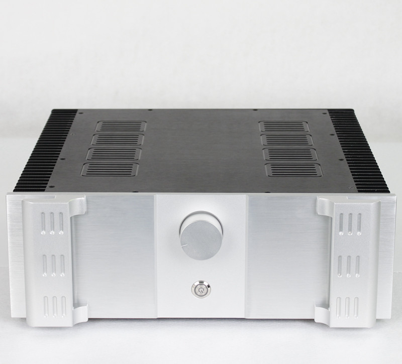CJ-WA160 handle version 4415 sides heat dissipation Category A pure rear full aluminium power amplifier case 440 * 410 * 150