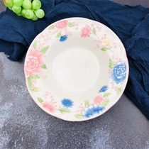 Export British ceramic household tableware 8 5-inch deep soup plate Pasta plate soup plate underglaze color can be heated