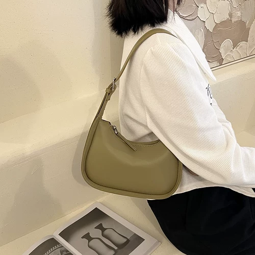 Универсальная портативная сумка подмышку, сумка на одно плечо, коллекция 2023, из натуральной кожи