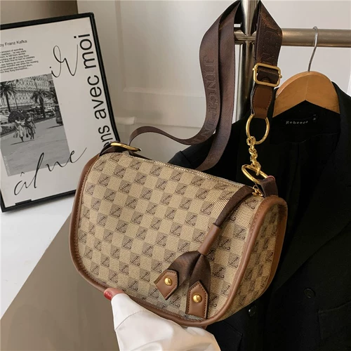 Модная сумка через плечо, подушка, коллекция 2023, в западном стиле