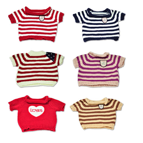 Large number hugging bear teddy bear cubs wearing clothes sweater paparazzi dolls wool suede toy clothes accessories accessories