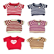 Large number hugging bear teddy bear cubs wearing clothes sweater paparazzi dolls wool suede toy clothes accessories accessories