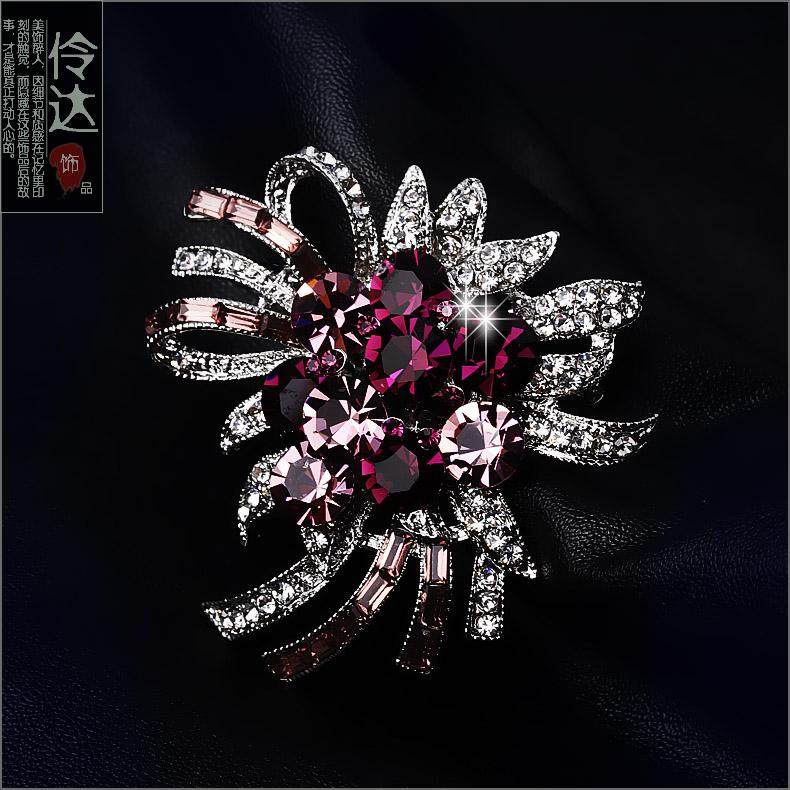 Broche femme LINGLADY en Zircon diamant - Ref 1185657 Image 14