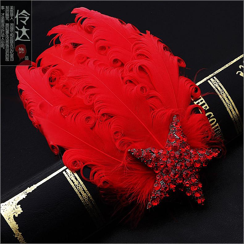 Broche Lovers LINGLADY en plume - Ref 1176803 Image 8