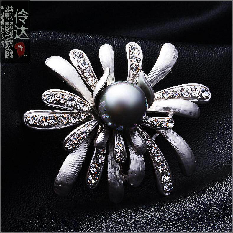 Broche femme LINGLADY en Zircon diamant - Ref 1172683 Image 21