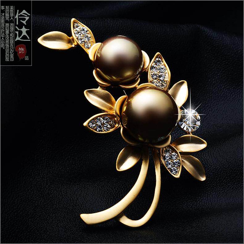 Broche femme LINGLADY en Zircon diamant - Ref 1185589 Image 20