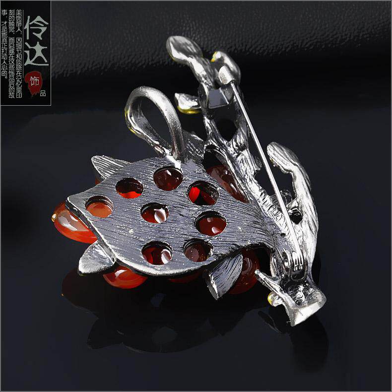 Broche femme LINGLADY en Zircon diamant - Ref 1174824 Image 7