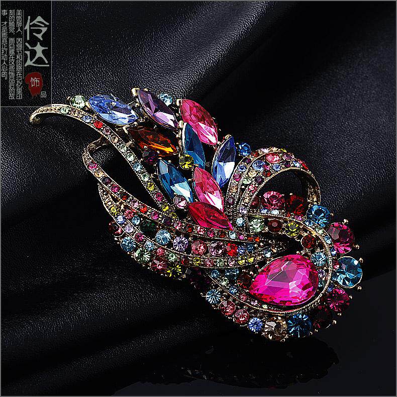 Broche femme LINGLADY en Zircon diamant - Ref 1174139 Image 14