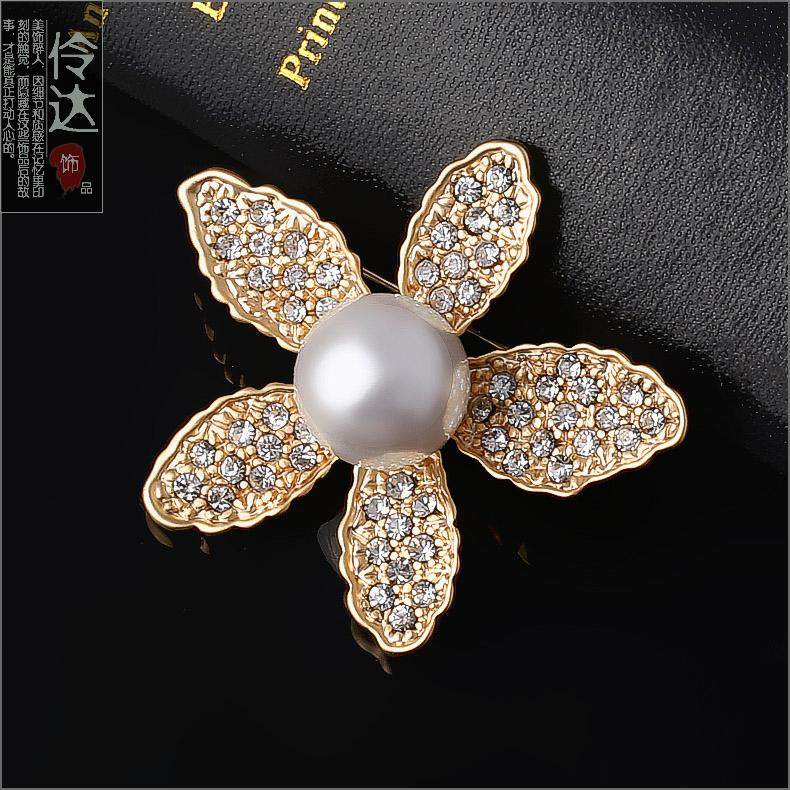 Broche femme LINGLADY en Zircon diamant - Ref 1173963 Image 19