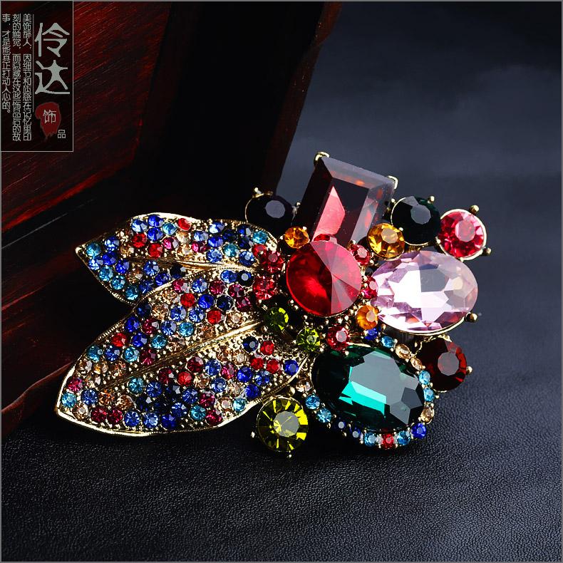 Broche femme LINGLADY en Zircon diamant - Ref 1174433 Image 9