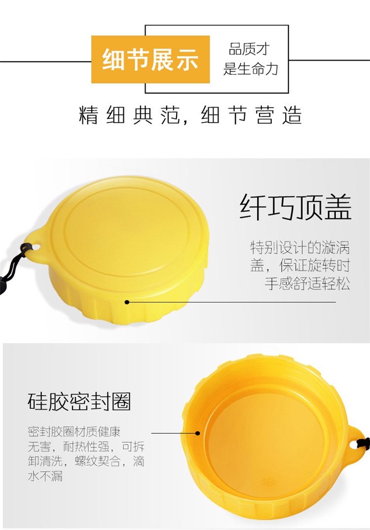 Cốc nhựa sinh viên cầm tay Phiên bản Hàn Quốc của nam và nữ chống rò rỉ đơn giản cốc ngoài trời di động chống rơi cốc tùy chỉnh logo cốc cafe giữ nhiệt