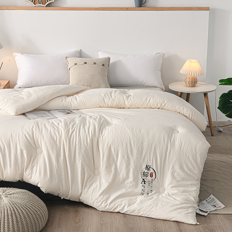 Soybean Fiber Quilt Winter Quilted by Winter Cotton Thickened Warm Quilt Core Single Student Summer Quilt by Double Spring Autumn Quilt